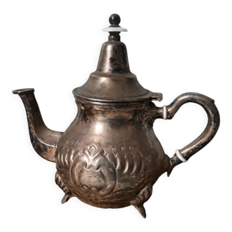 Théière métal argenté orientale vintage El afrah