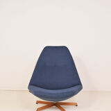Scandinavian swivel armchair in oak - Madsen & Schubell - 1970