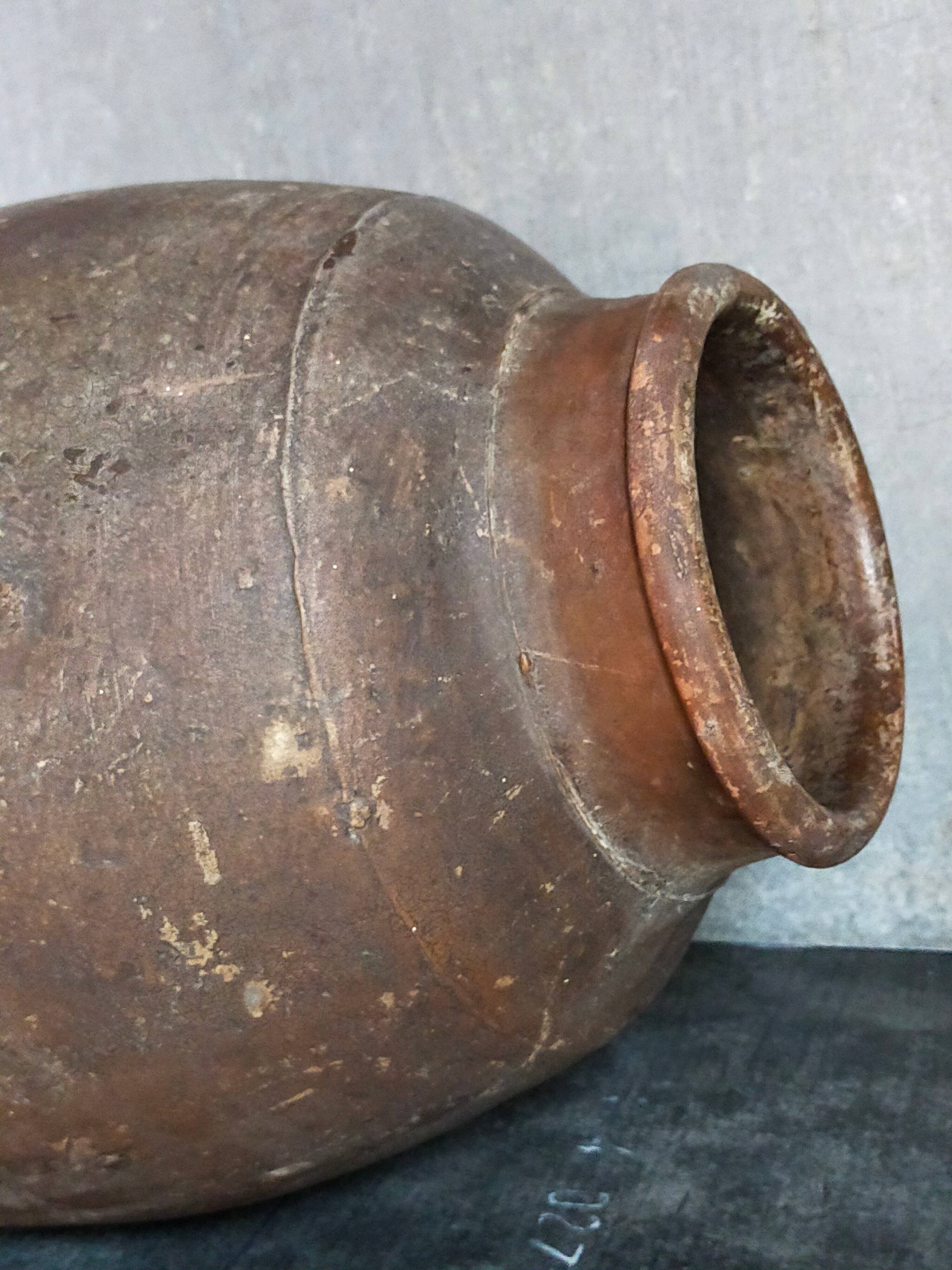 XXL traditional pottery old 19th century folk art 42 cm