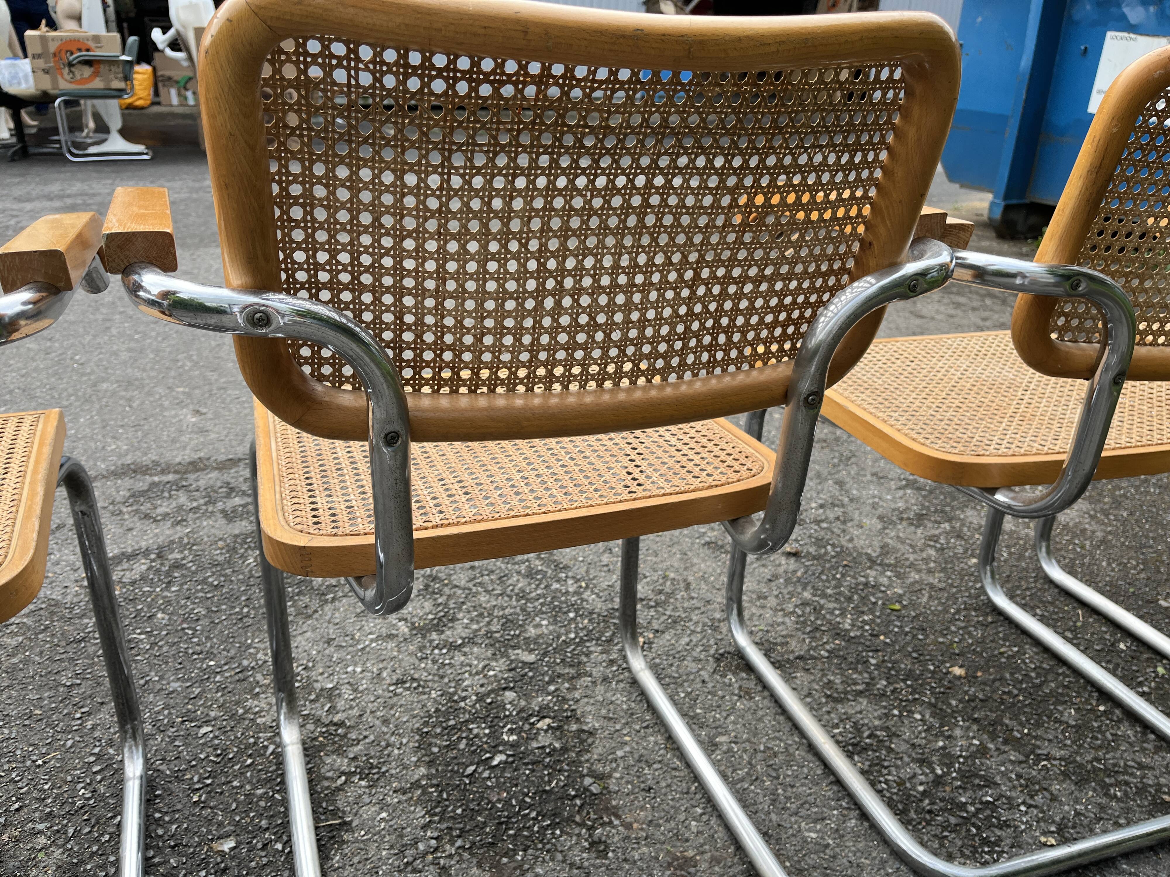 Marcel Breuer first edition armchairs