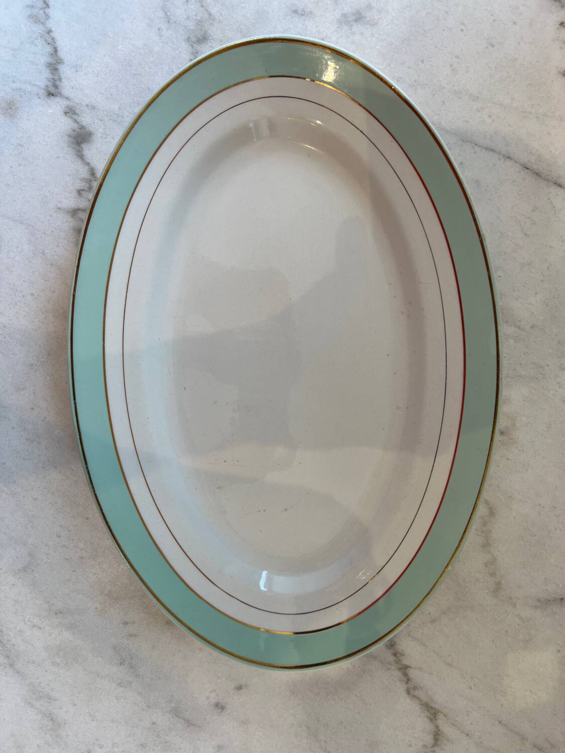 Presentation dish - Epinay Half-Porcelain Lunéville