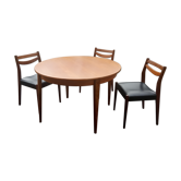 Ensemble années 50/60 table et chaises