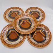 Série de 5 assiettes sarreguemines