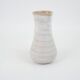 Signed white beige ceramic pitcher
