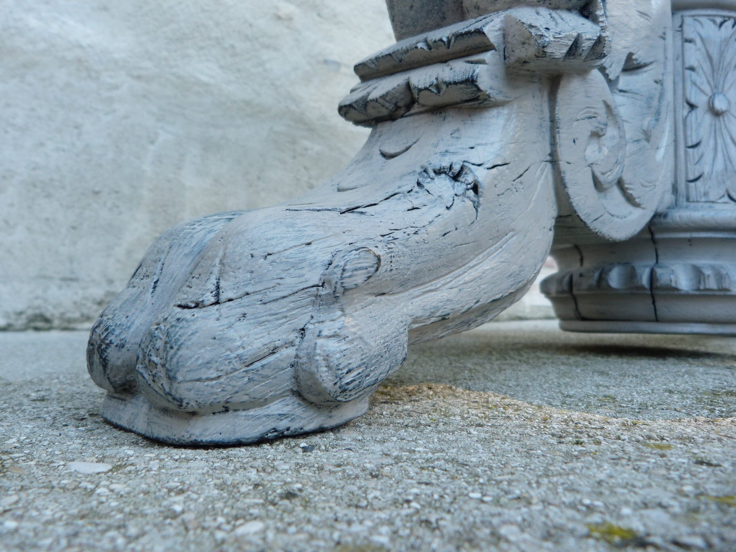 Patinated coffee table