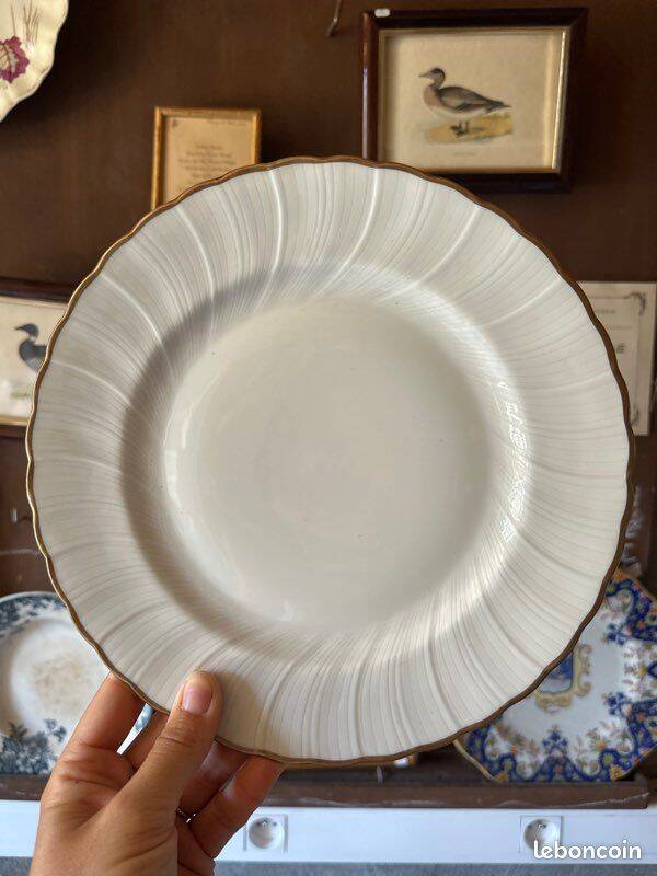 13 flat plates Bernardaud Verlaine