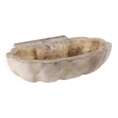 Antique baroque marble cup Italy 18th century