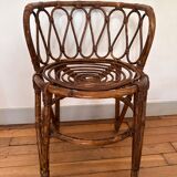 Rattan armchair