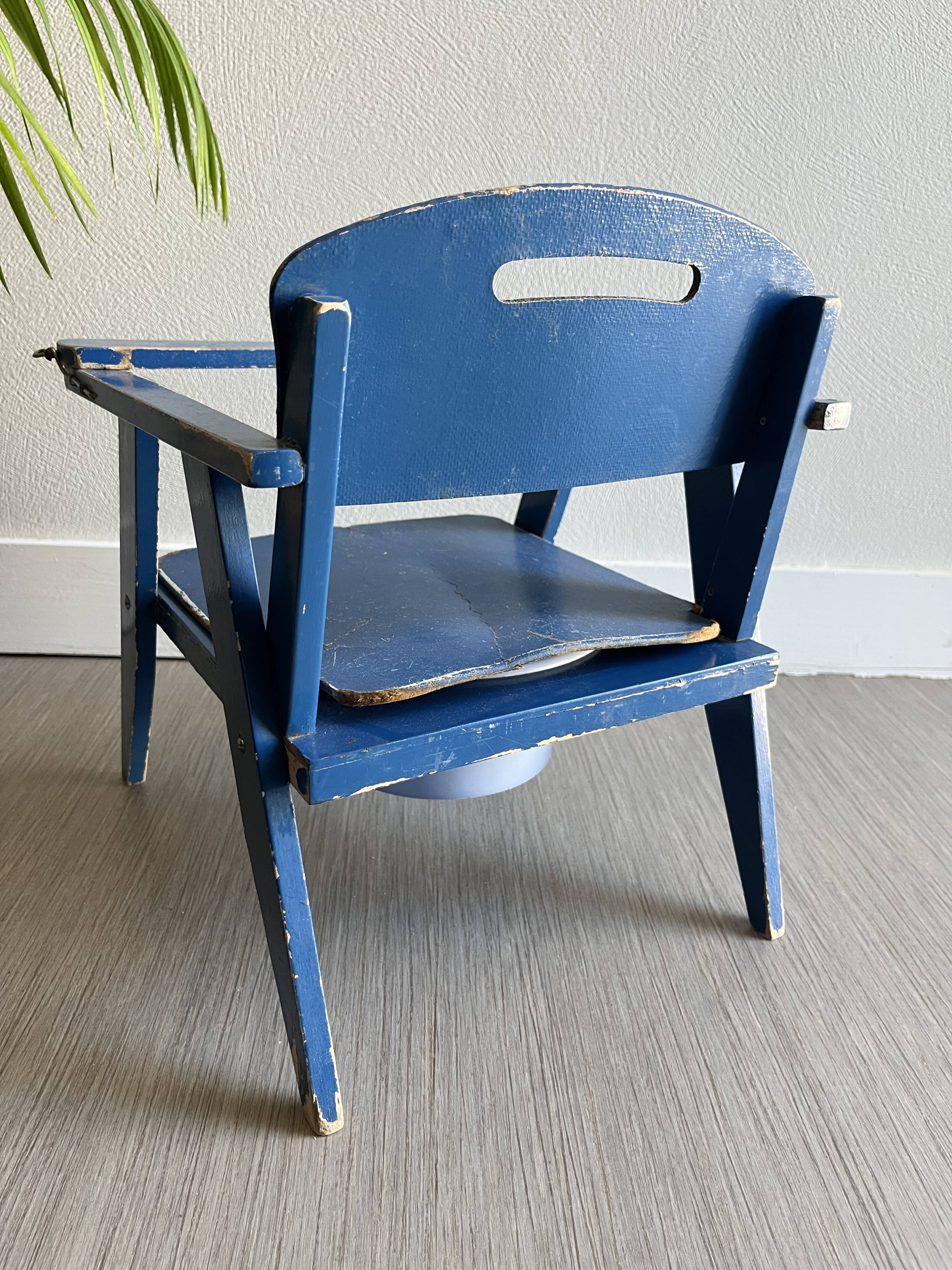 Vintage children's potty chair