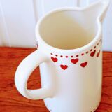 Heart pattern pitcher