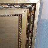 Golden trumeau mirror 73x135cm