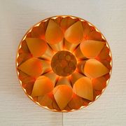 Handcrafted Swedish wooden wall sconces, set of 2