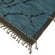 Handmade Tribal Decorative 250 cm x 310 cm Blue Wool Carpet