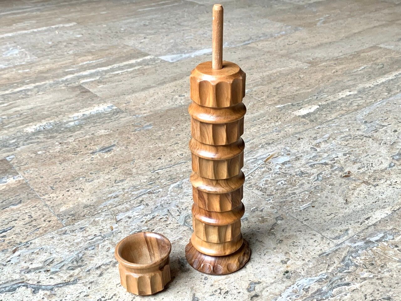 Olivewood "tower" cockroaches, 70s