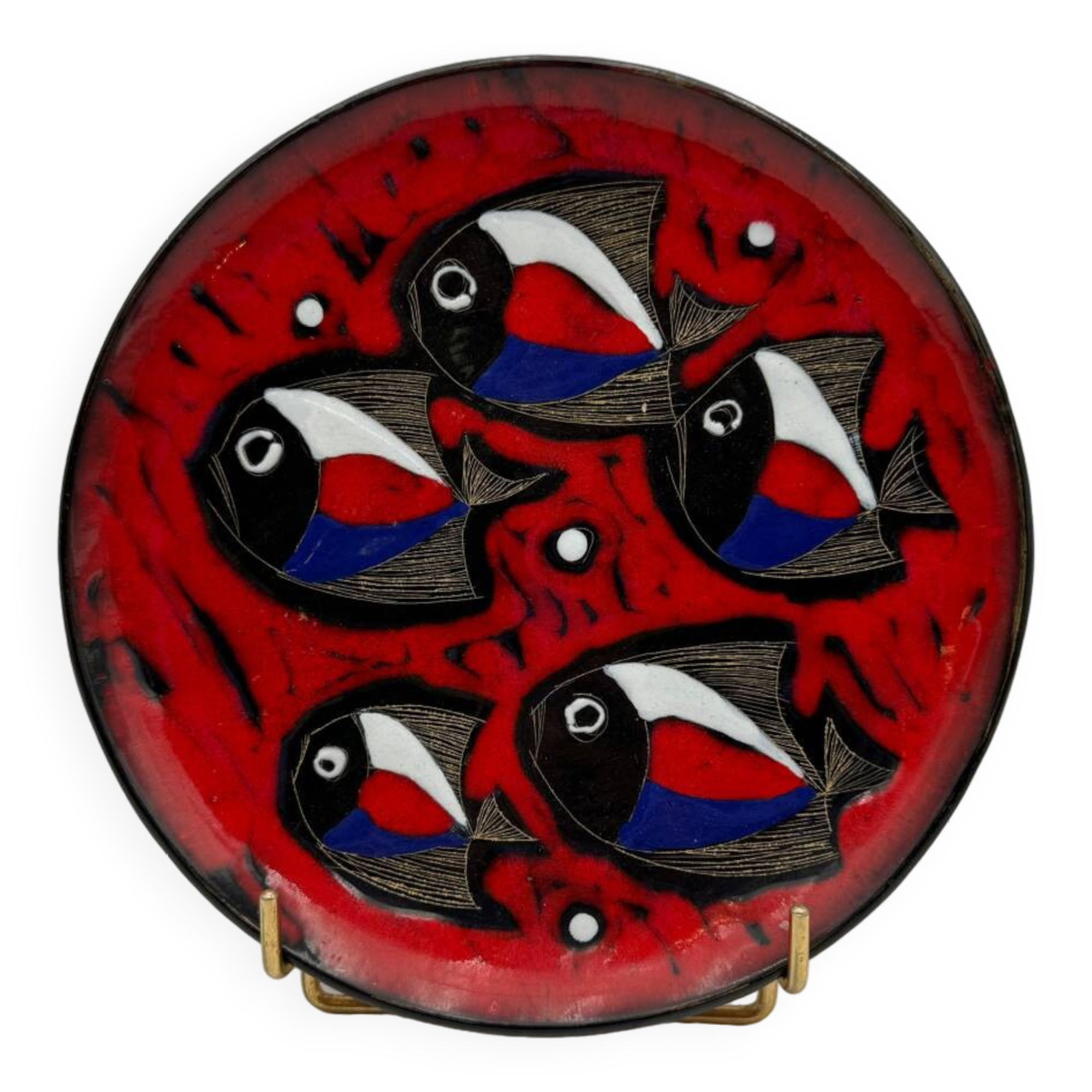 Ruffinelli Assisi ceramic dish