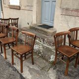 Alsatian bistro chair set