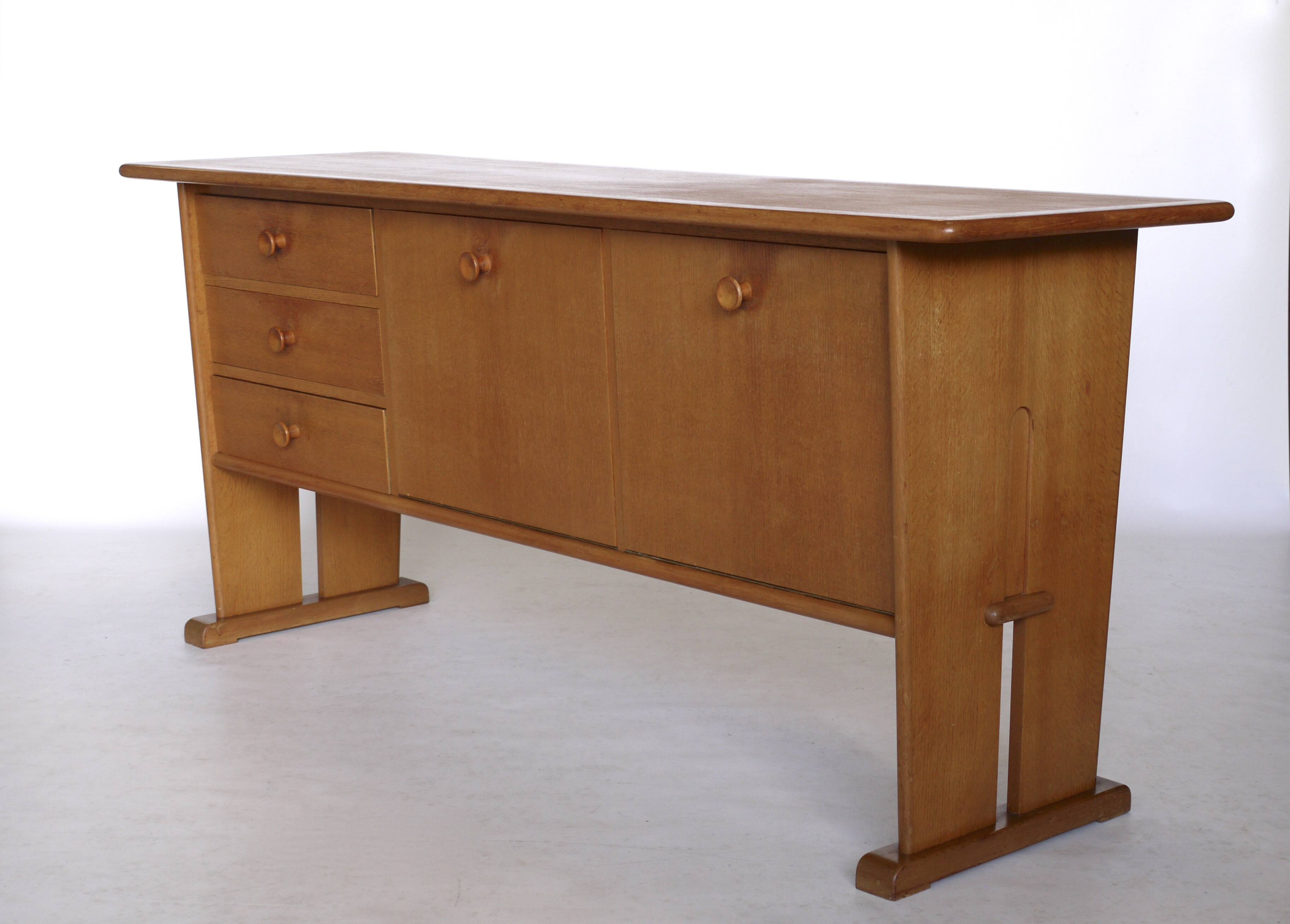 Art Deco Oak Sideboard by Bas van Pelt for EMS Overschie. 1930s