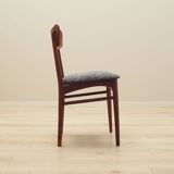 Set of four teak chairs, Danish design, 1970s, production: Denmark