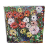 Peinture de fleurs  vintage