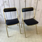 Pair of folding chairs