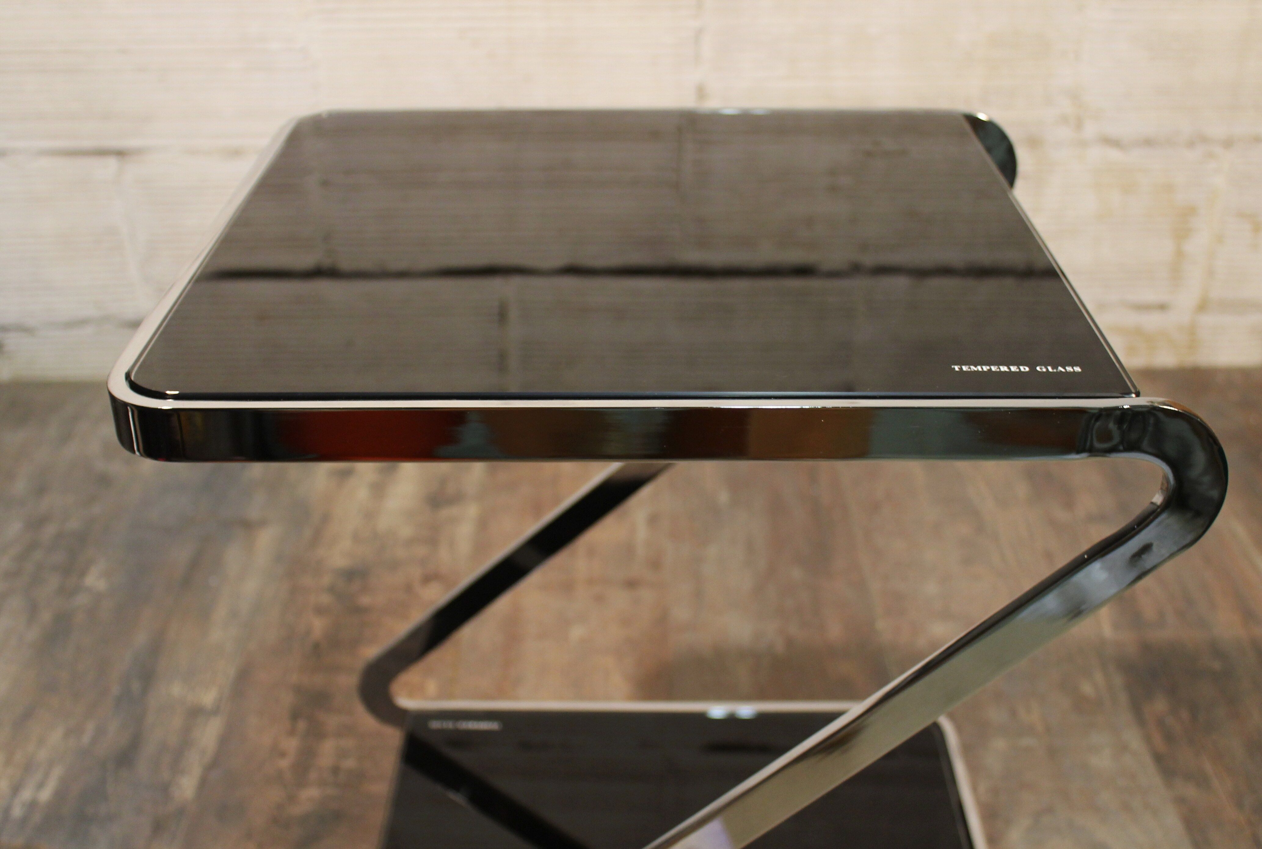 Design harness metal & glass 70s