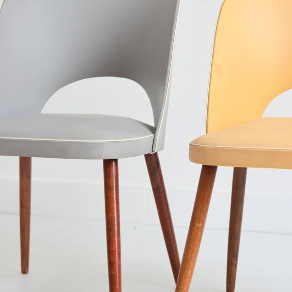 Paire de chaises cocktail Allemagne vintage 1950s