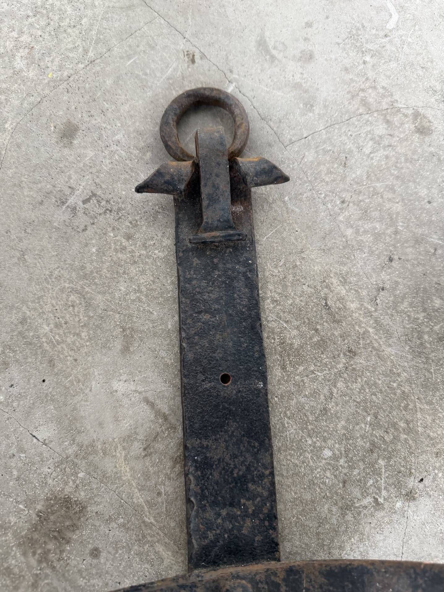 Wrought iron candle holders 1900 brutalist sconces
