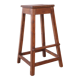 Old Burmese teak workshop top stool