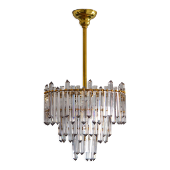 Lustre Murano triedri par Venini, Italie, années 60