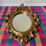 Golden rockery mirror