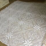 Old handmade bedspread