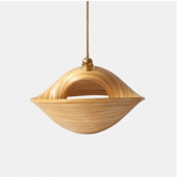 Design luminaire in bamboo medium format