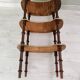 Antique guéridon with 3 levels in "bean" shape.