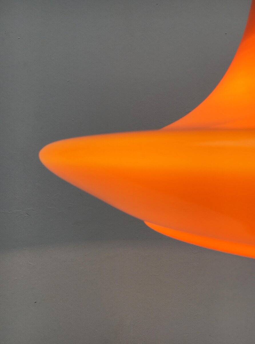 Mid-century glass tulip pendant by Peill & Putzler, 1960s