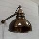 Early Rademacher wall lamp with large enamel shade
