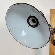 Industrial Black Enamel Scissor Wall Lamp, 1950s