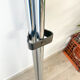 Round tripod table in smoked glass Roche Bobois 70
