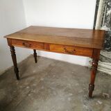 Oak farm table, wooden desk