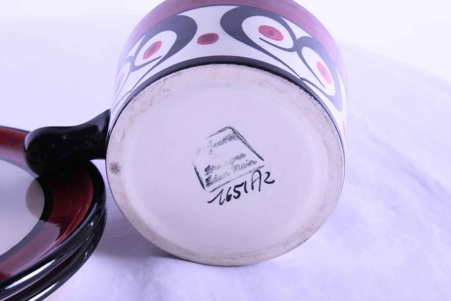 2 tasses et 2 coupelles Saint Jean de Bretagne