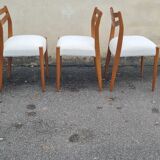 Set of 4 Scandinavian teak chairs