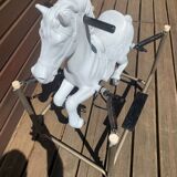 Horse carousel with ressors, 50s