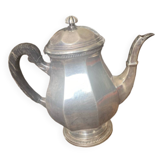 Silver metal coffee maker