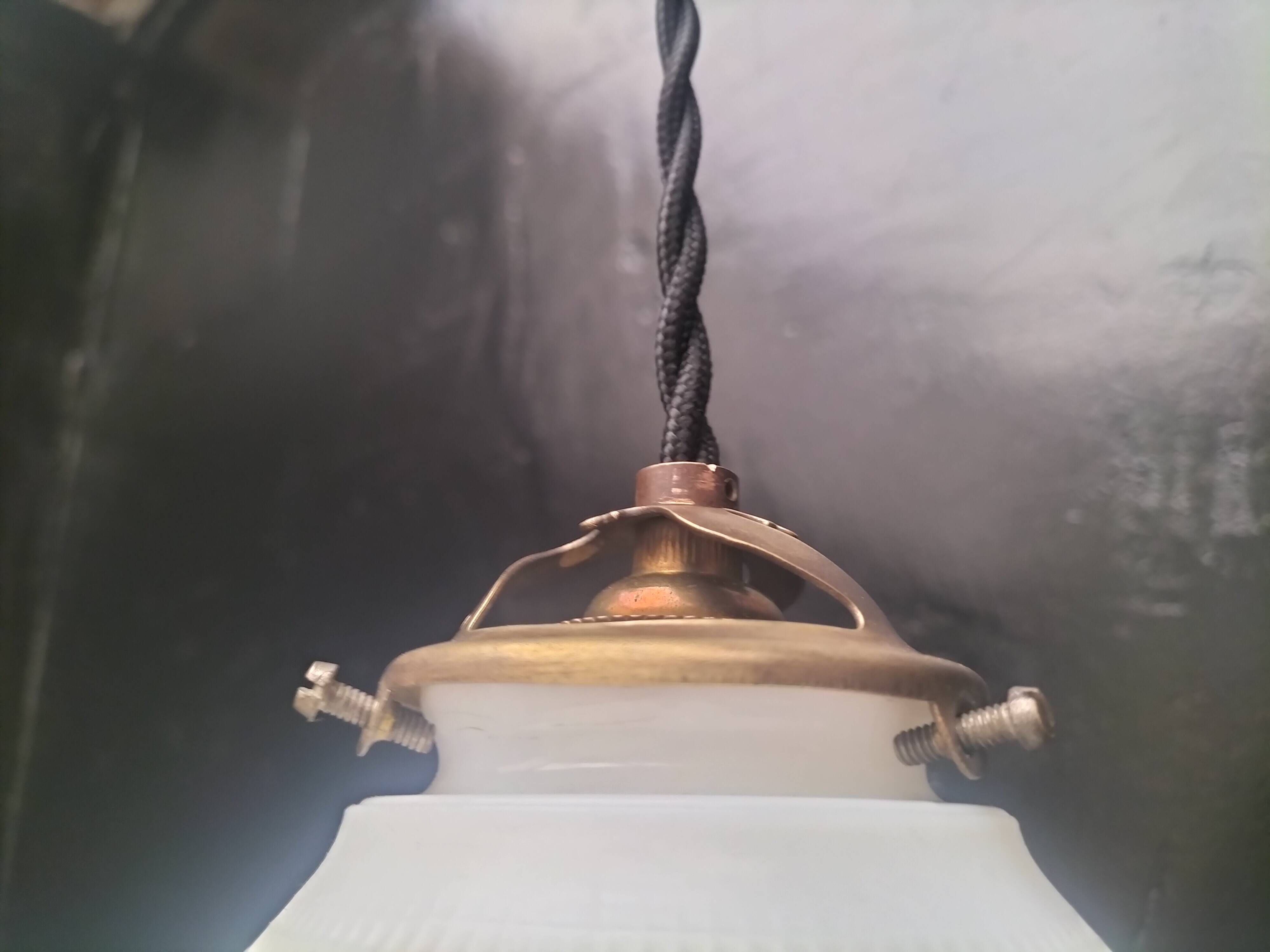 Opaline pendant light