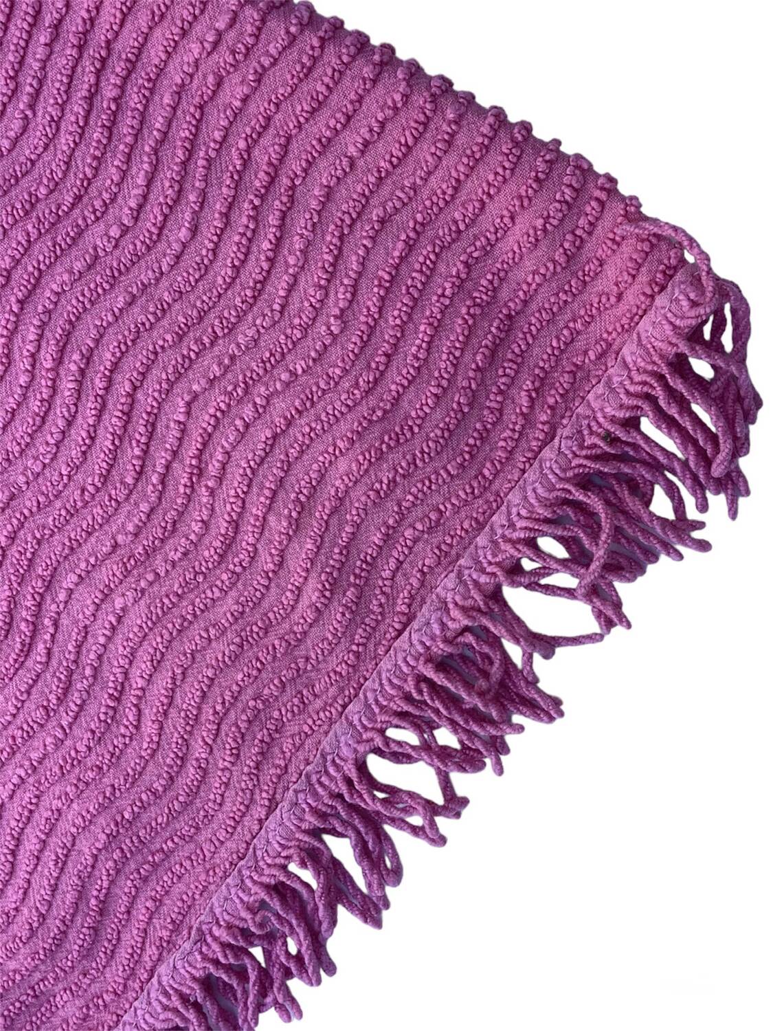 Couvre lit chenille année 70