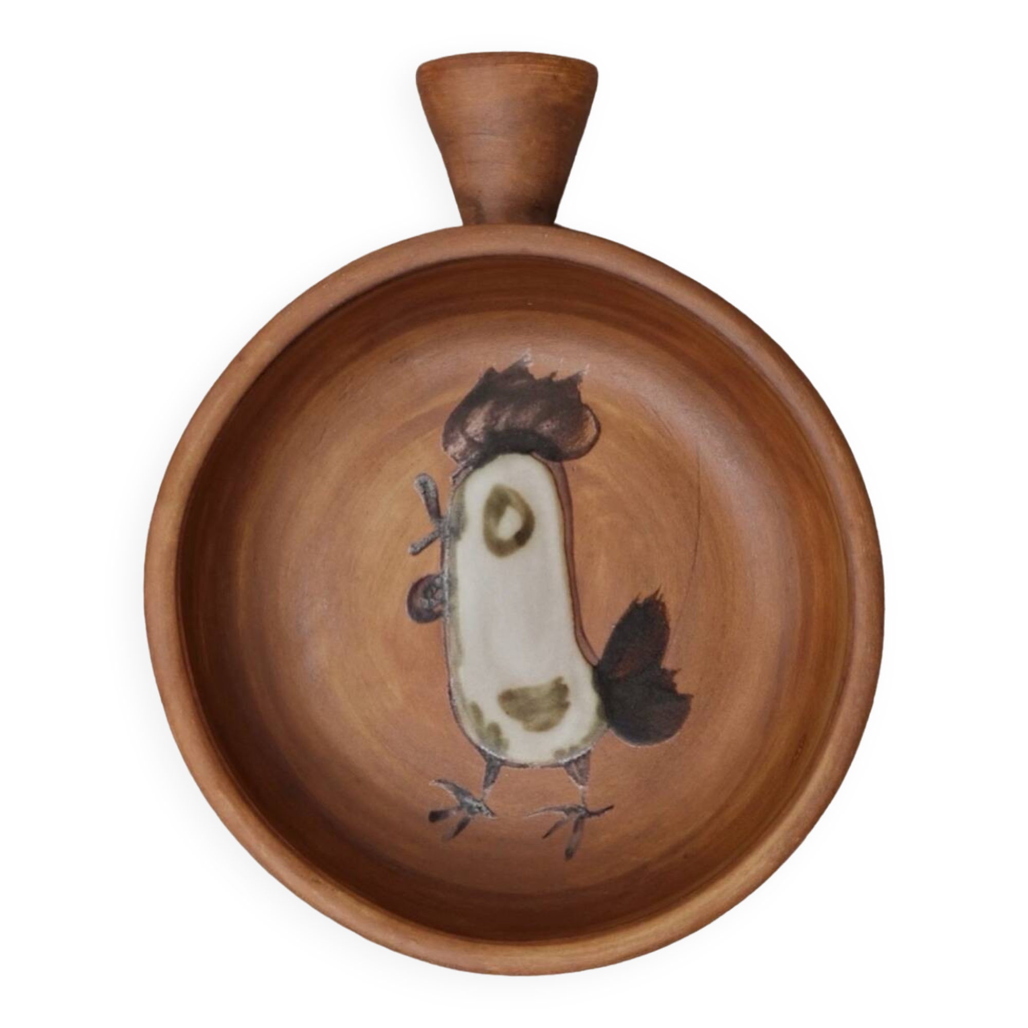 Ceramic fondue pot in the shape of a dove, 1970