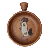 Ceramic fondue pot from la colombe, 1970