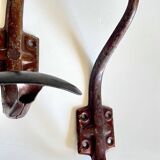 Pateres vintage metal patina