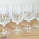 Set of 4 cut crystal water glasses Rosenthal Studio Linie Line