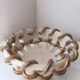 Vintage Vallauris Gold Twisted Basket Bowl? Saint Clément? Émile Tess