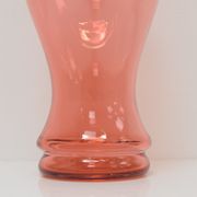 Art Czech glass vase, by Glasswork Novy Bor, 1950s